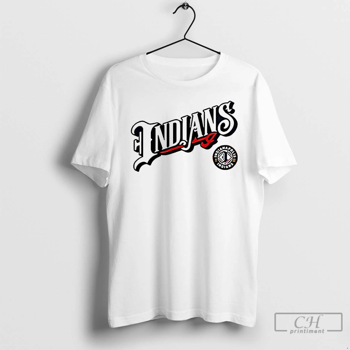 Premium Indianapolis Indians Baseball Logo T Shirts