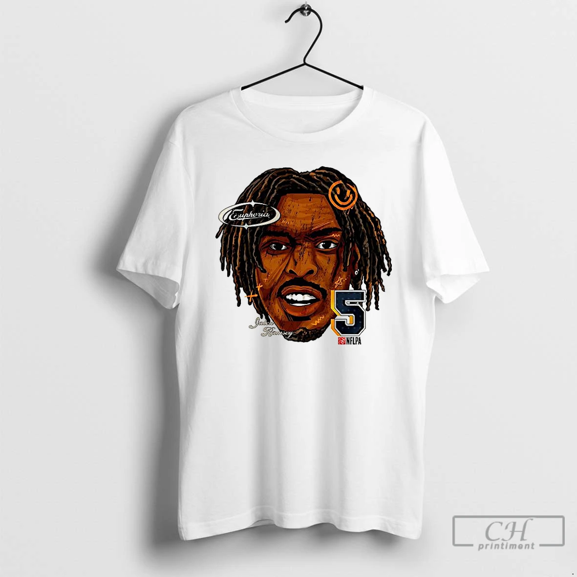 Premium Jalen Ramsey Jacksonville Jaguars Fat Head Number 5 T Shirts
