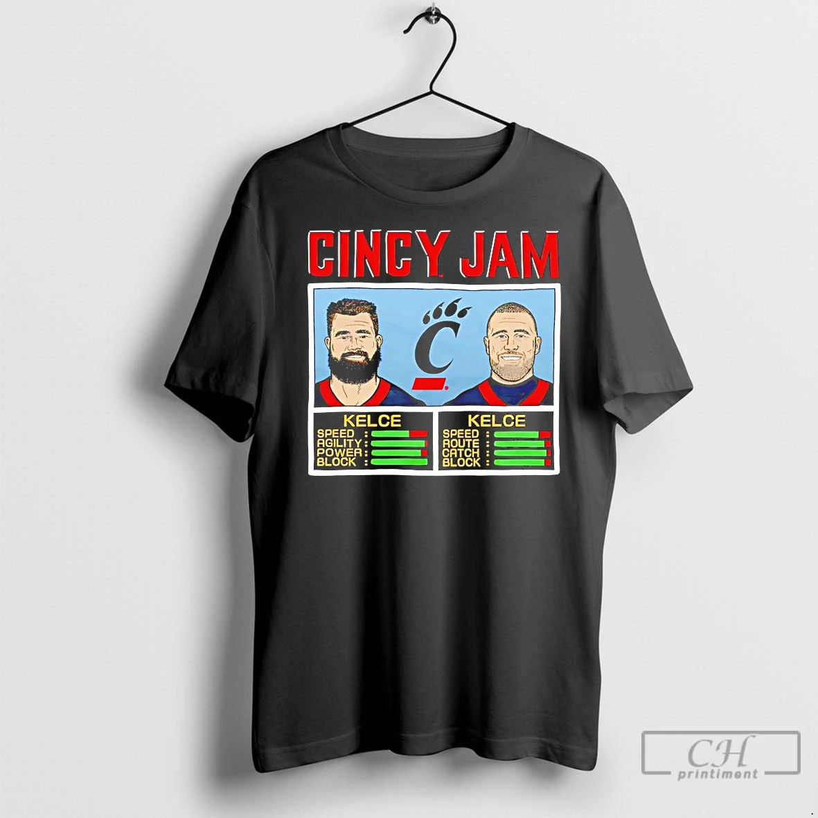 Premium Jason Kelce And Travis Kelce Cincinnati Bearcats Cincy Jam T Shirt