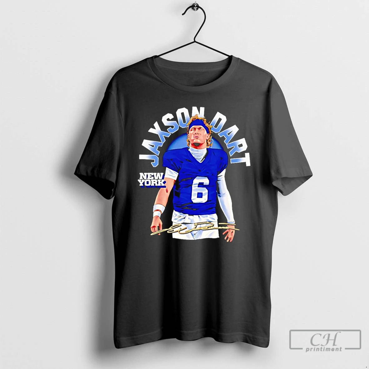 Premium Jaxson Dart New York Giants Signature Vintage T Shirts Hoodie