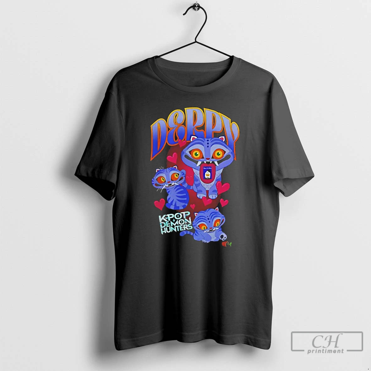 Premium Kpop Demon Hunters Derpy Collage T Shirts Hoodie