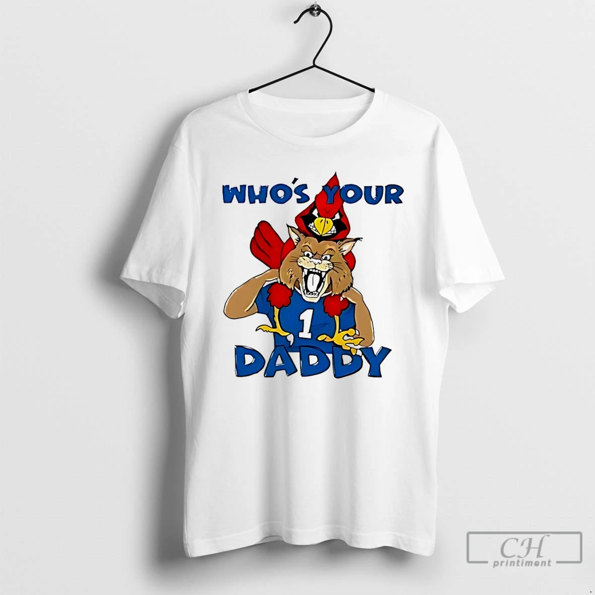 Premium Kentucky Wildcats Vs Louisville Cardinals Whos Your Daddy Mascot T Shirts Hoodie