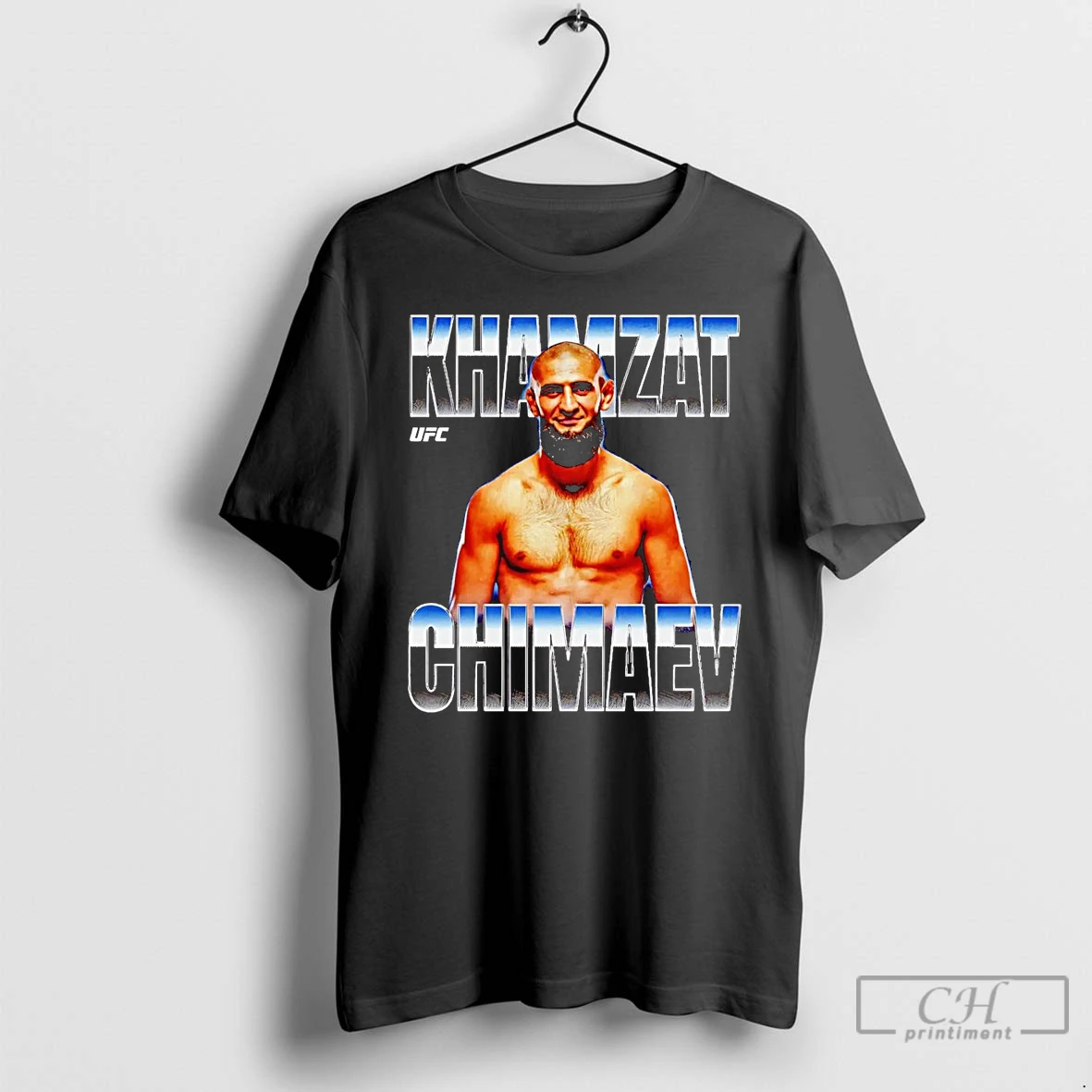 Premium Khamzat Chimaev Fighter Name Ufc T Shirts Hoodie