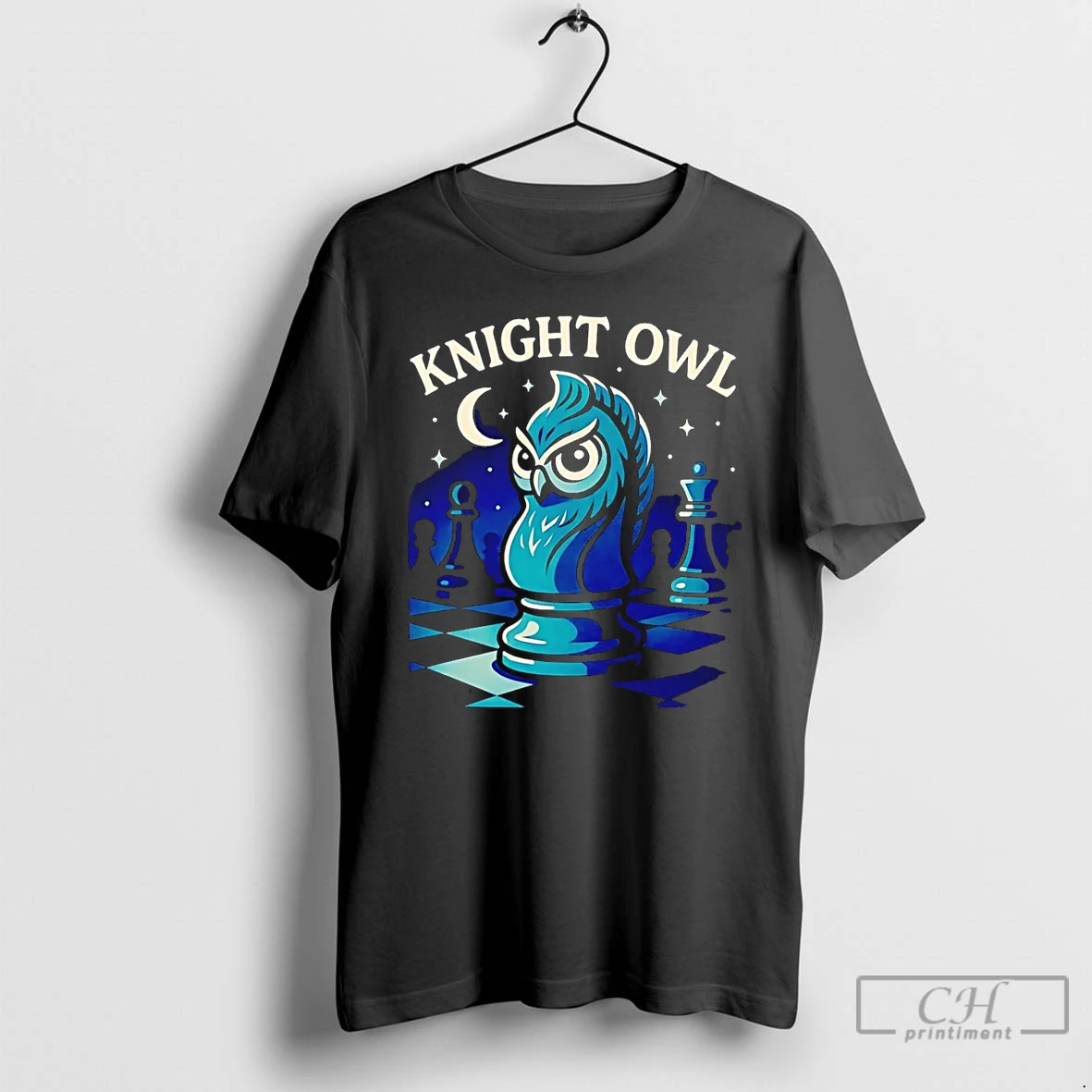 Premium Knight Owl Chess Halloween T Shirts Hoodie