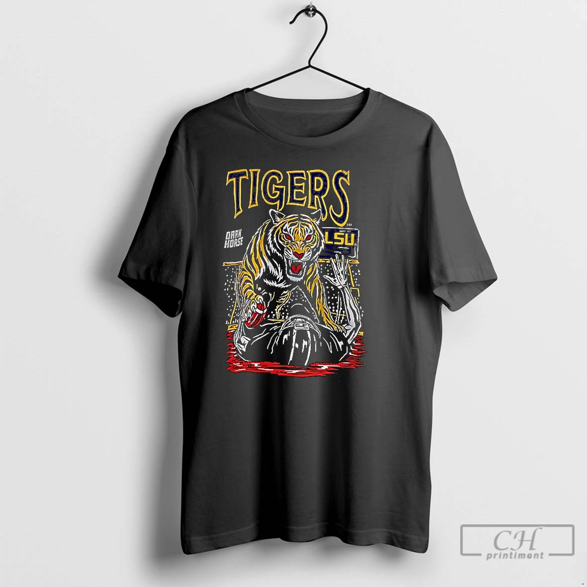 Premium Louisiana State University Tigers Football Predator Mascot T Shirts Hoodie