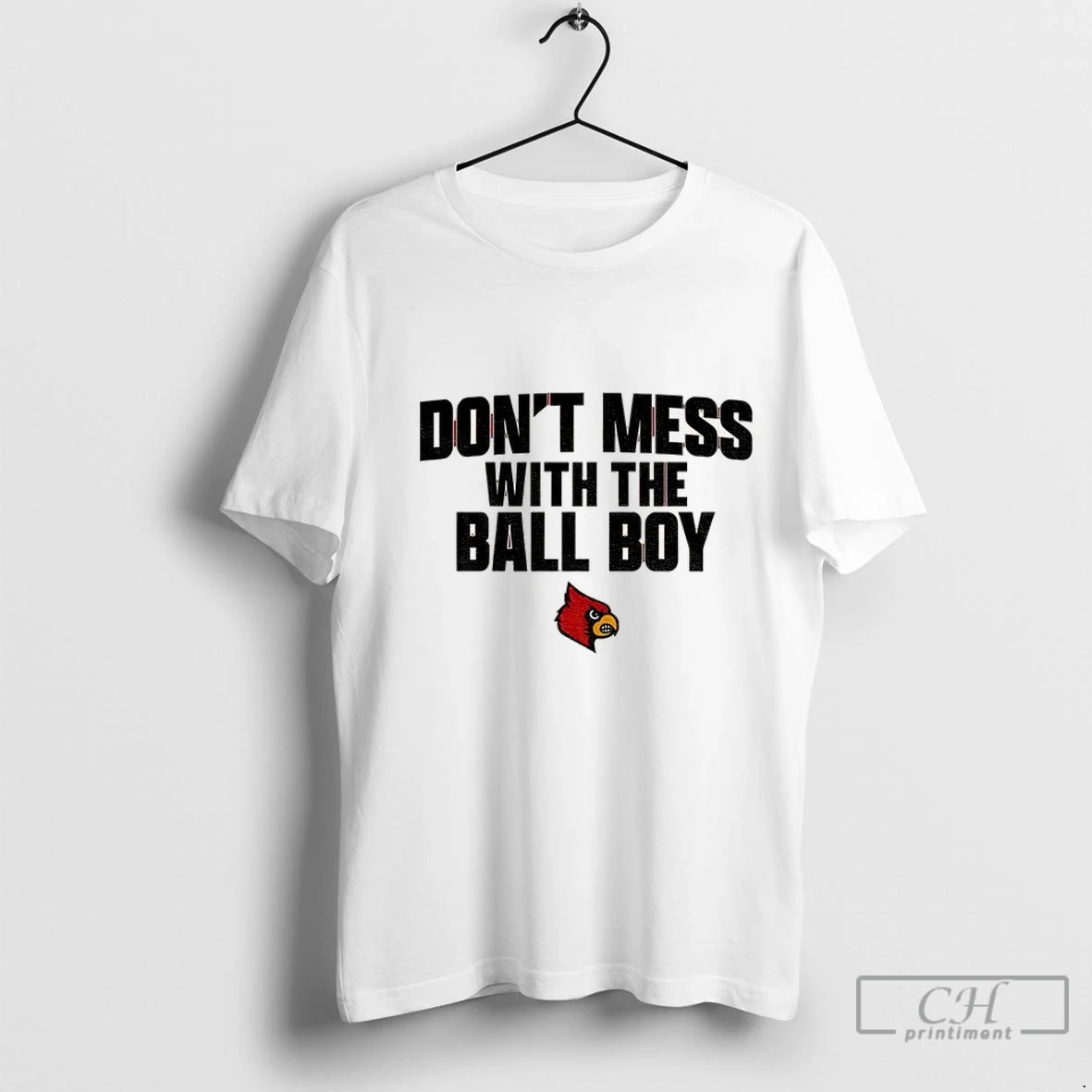 Premium Louisville Cardinals Football Dont Mess With The Ball Boy T Shirt