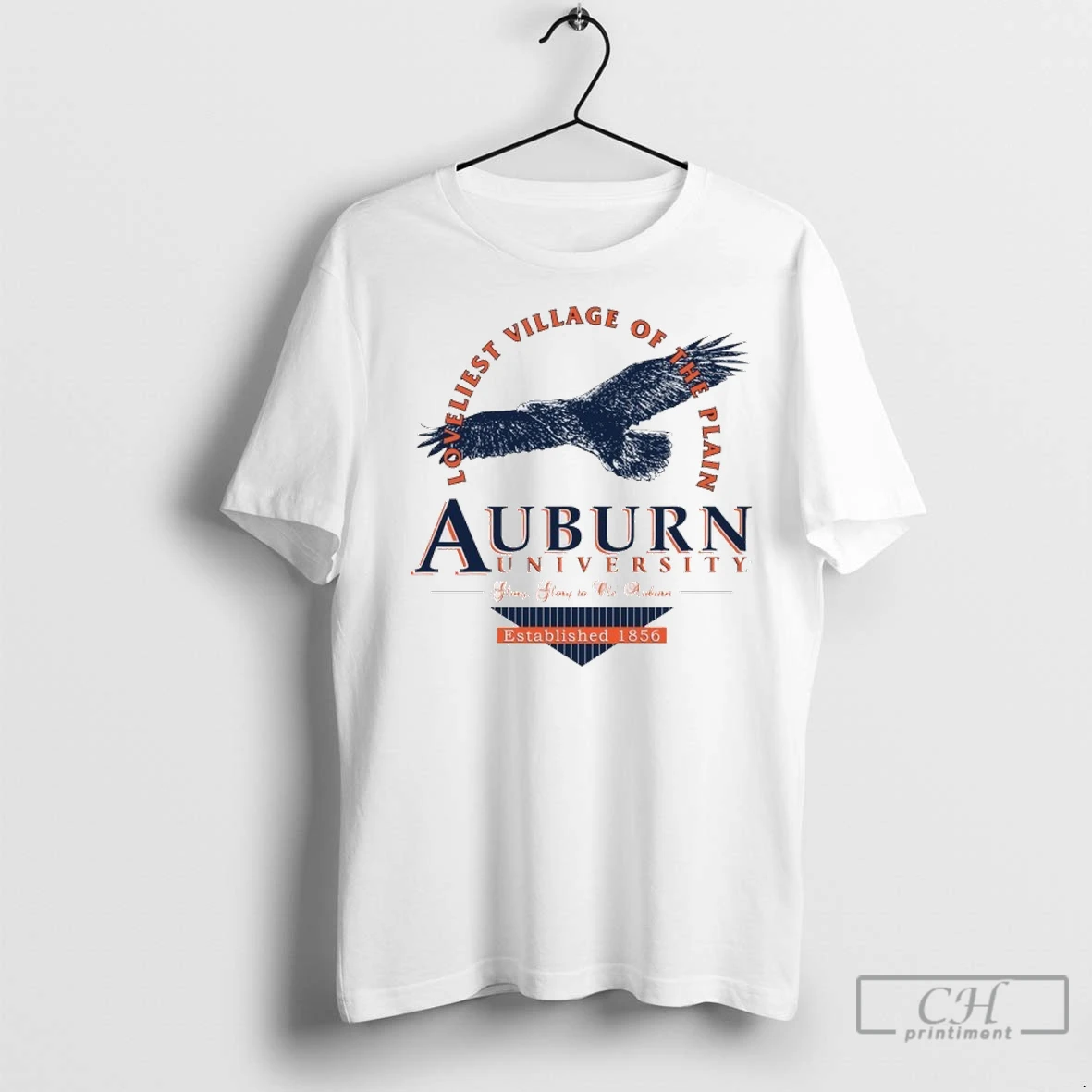 Premium Loveliest Village Of The Plain Auburn Tigers Eagles T Shirt