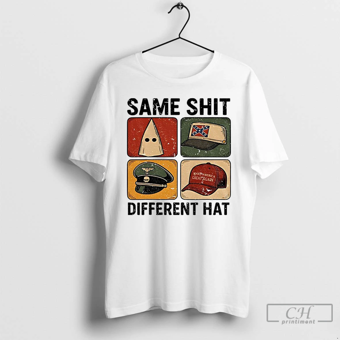 Premium Make America Great Again Hat Same Shit Different Hat Vintage T Shirts Hoodie