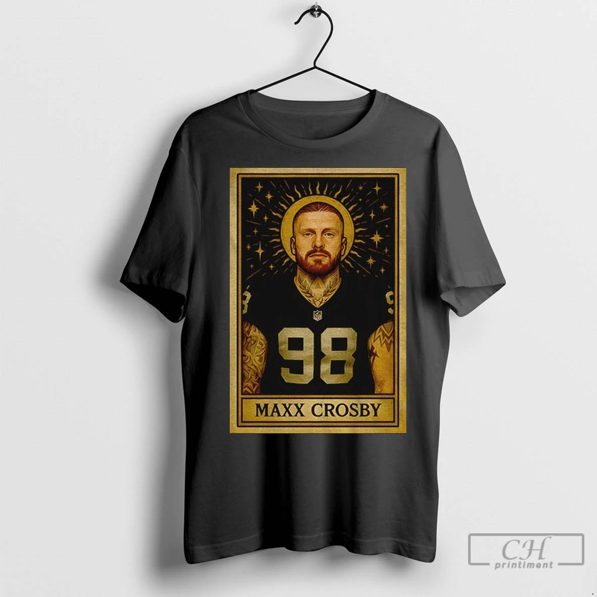 Premium Maxx Crosby Las Vegas Raiders Nfl Tarot Card T Shirt