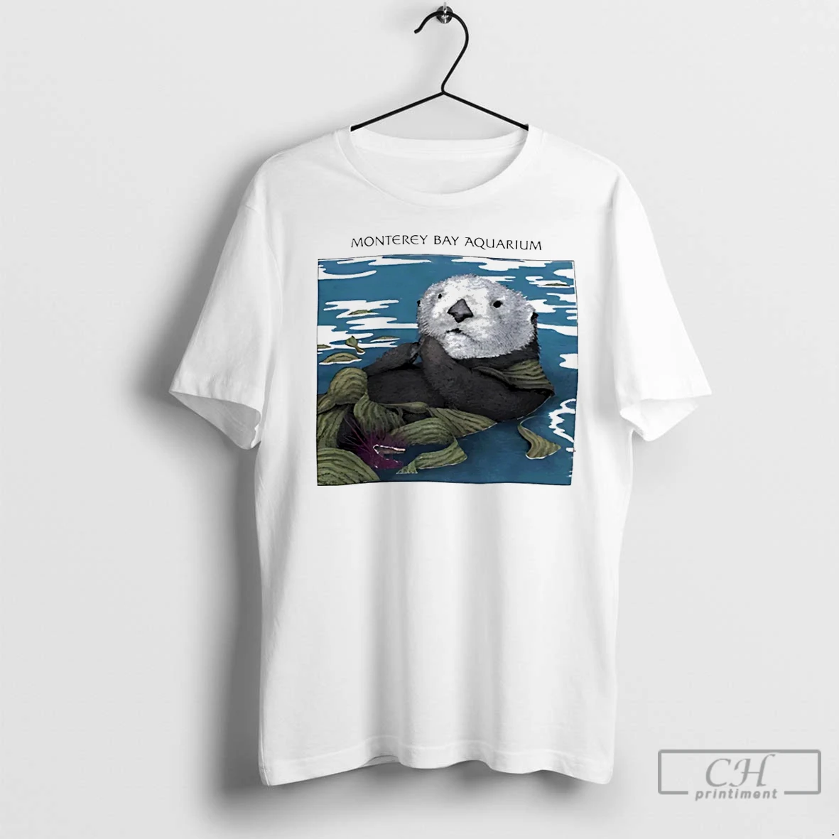 Premium Monterey Bay Aquarium Otter T Shirt