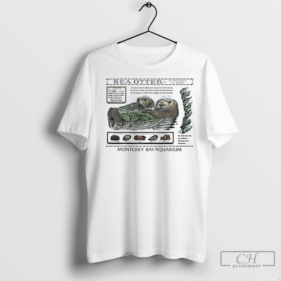Premium Monterey Bay Aquarium Otter Taylor Otter T Shirt