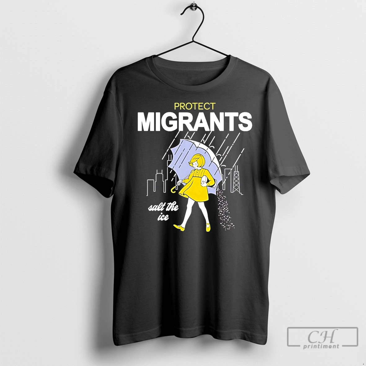 Premium Morton Salt Girl Protect Migrants Salt The Ice T Shirt