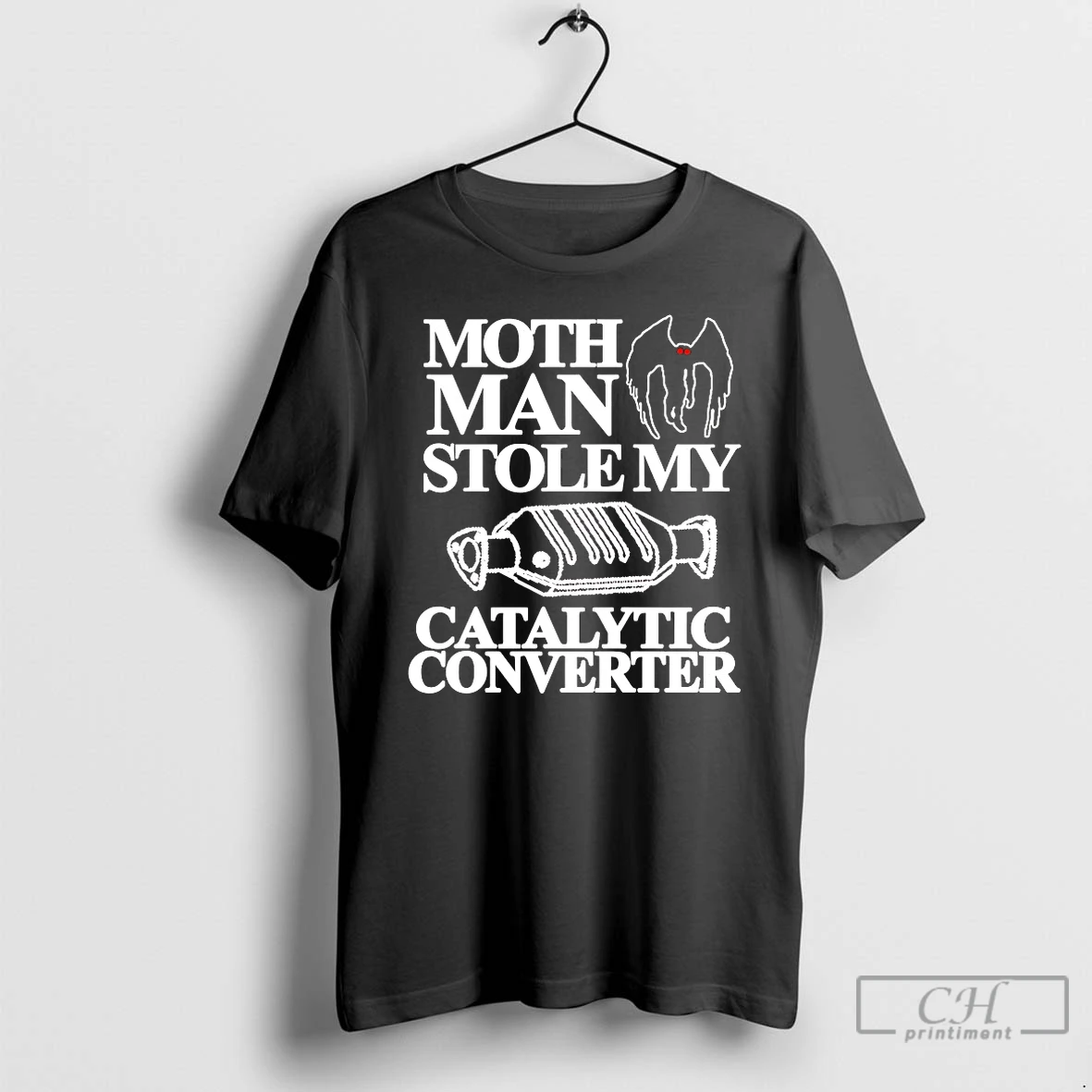 Premium Mothman Man Stolen My Catalytic Converter T Shirts Hoodie