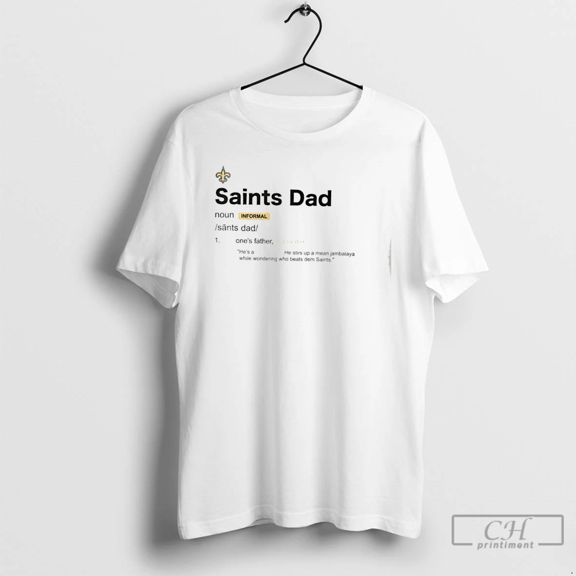 Premium New Orleans Saints Dad Definition T Shirts Hoodie