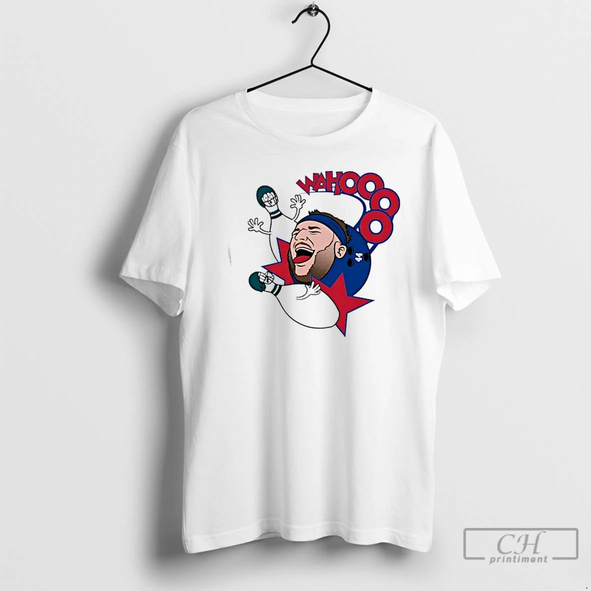 Premium New York Giants Cam Skattebo Wahooo Bowling T Shirts Hoodie