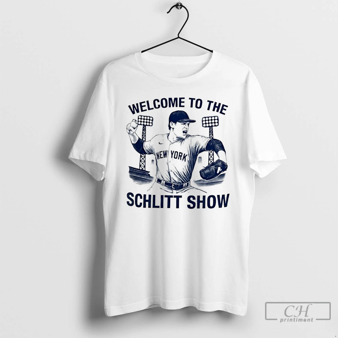 Premium New York Yankees Welcome To The Schlitt Show T Shirts Hoodie