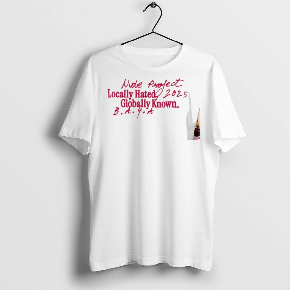 Premium Nude Project Locally Hated Globally Known Teddy Ciggarates T Shirts
