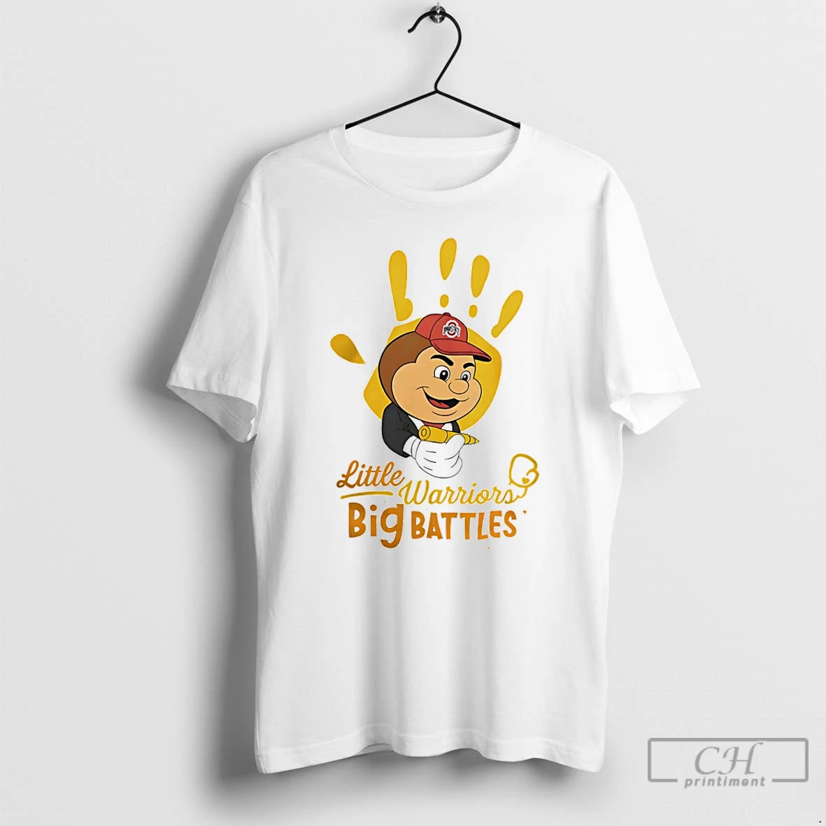 Premium Ohio State Buckeyes Little Warriors Big Battles T Shirts Hoodie