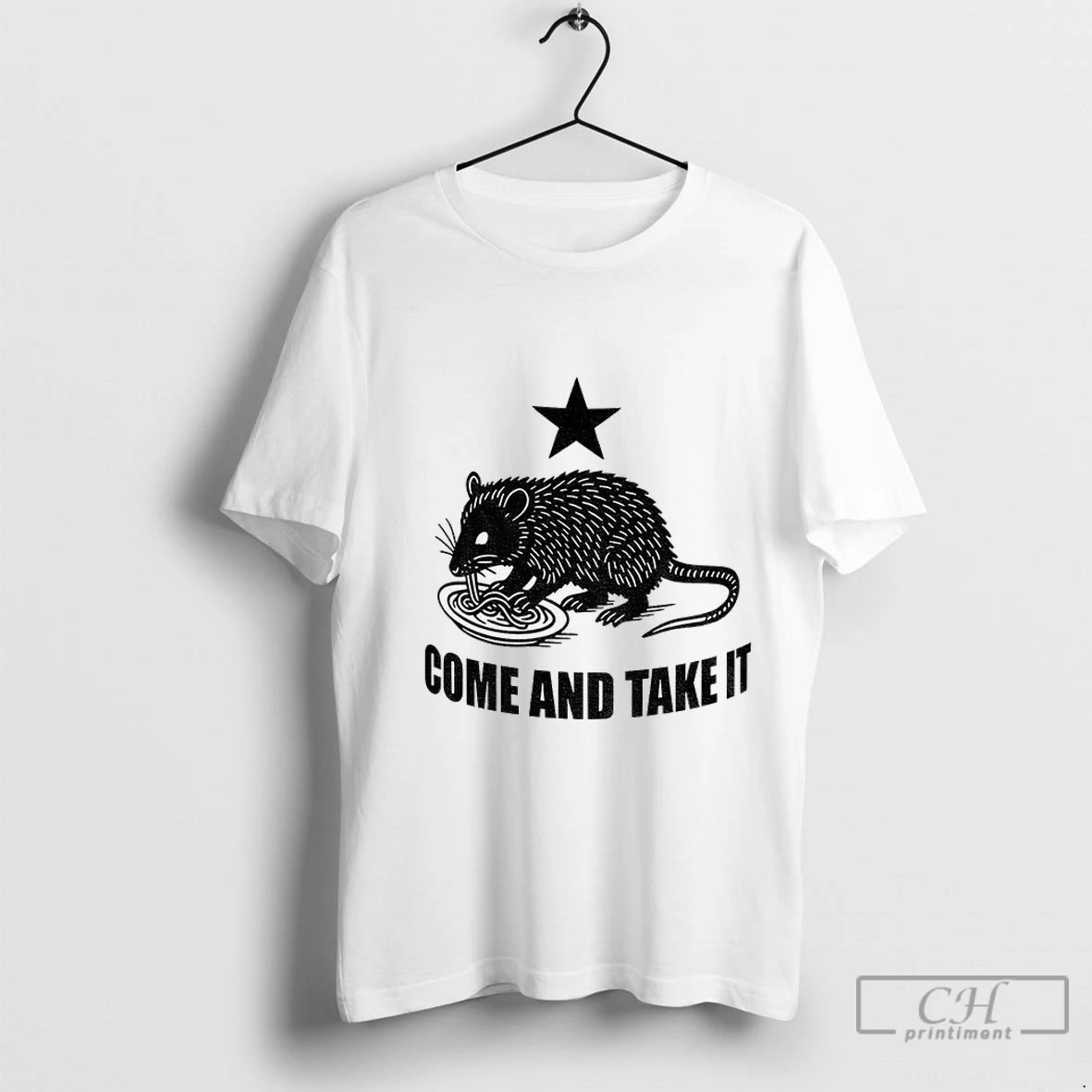 Premium Opossum Come And Take It Flag Political T Shirt