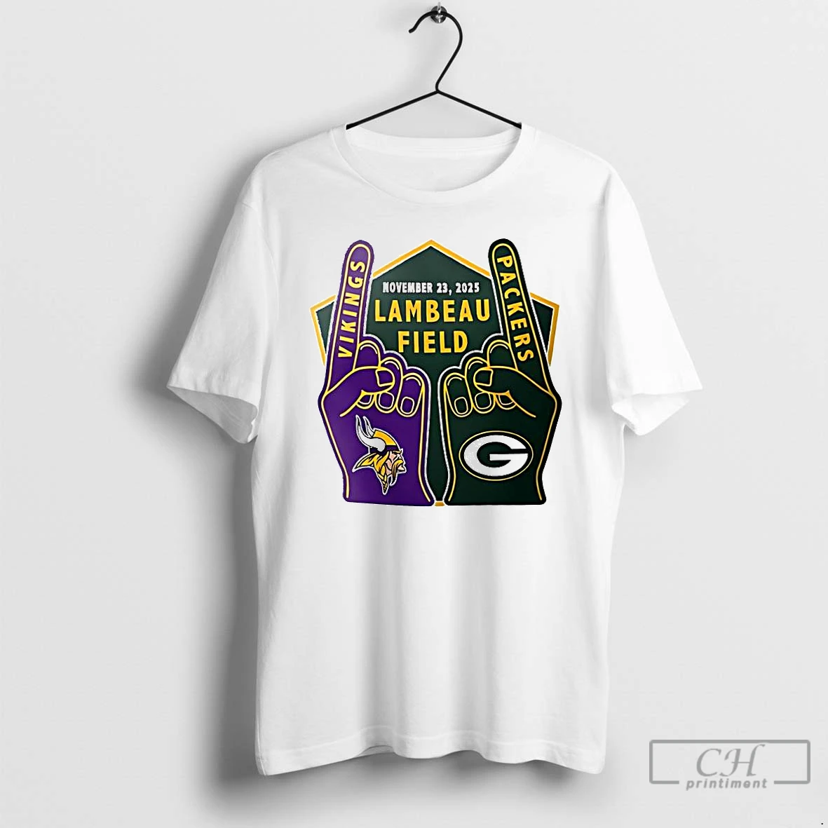 Premium Packers Vs Vikings 2025 Match Up T Shirts Hoodie