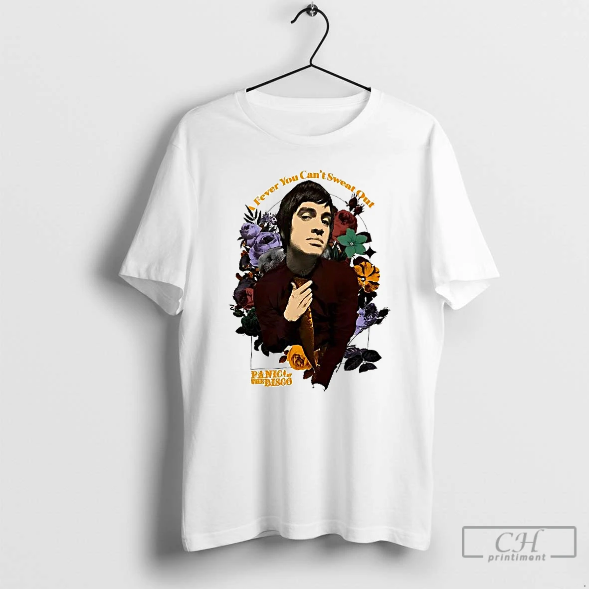 Premium Panic At The Disco A Fever You Cant Sweat Out Brendon Urie Portrait T Shirts Hoodie