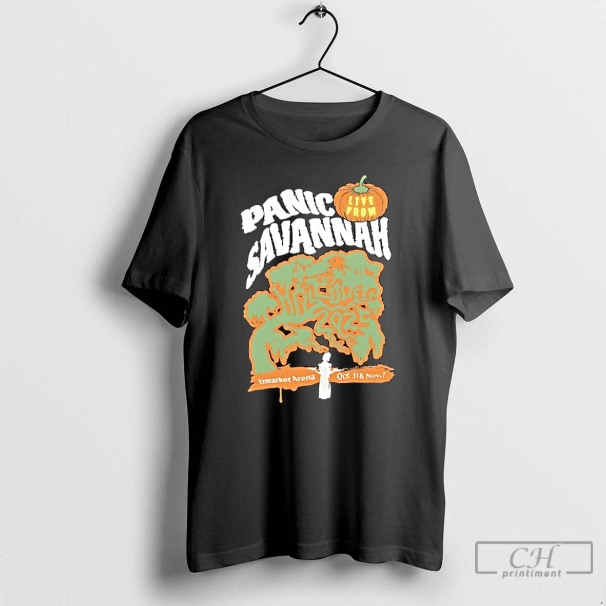 Premium Panic Savannah Live From Halloween 2025 T Shirts Hoodie