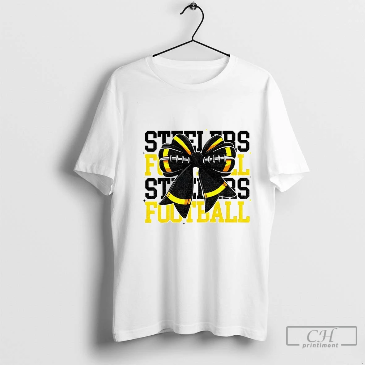 Premium Pittsburgh Steelers Game Day Football Coquette Mom T Shirt