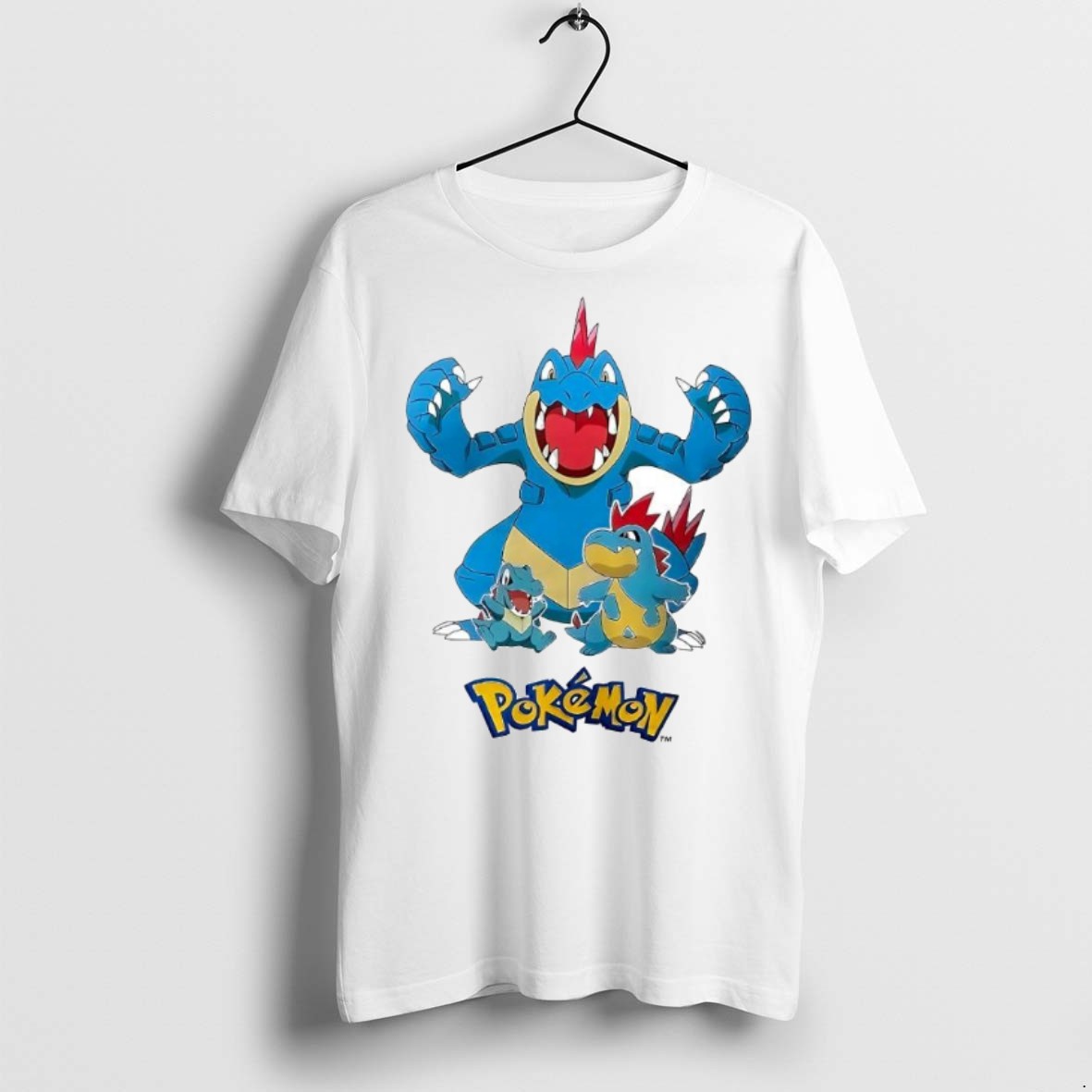 Premium Pokemon Totodile Croconaw Feraligatr T Shirts