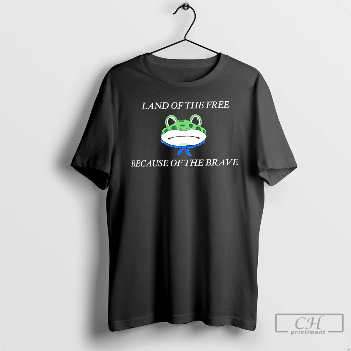 Premium Portland Frog Land Of The Free Because Of The Brave T Shirts Hoodie