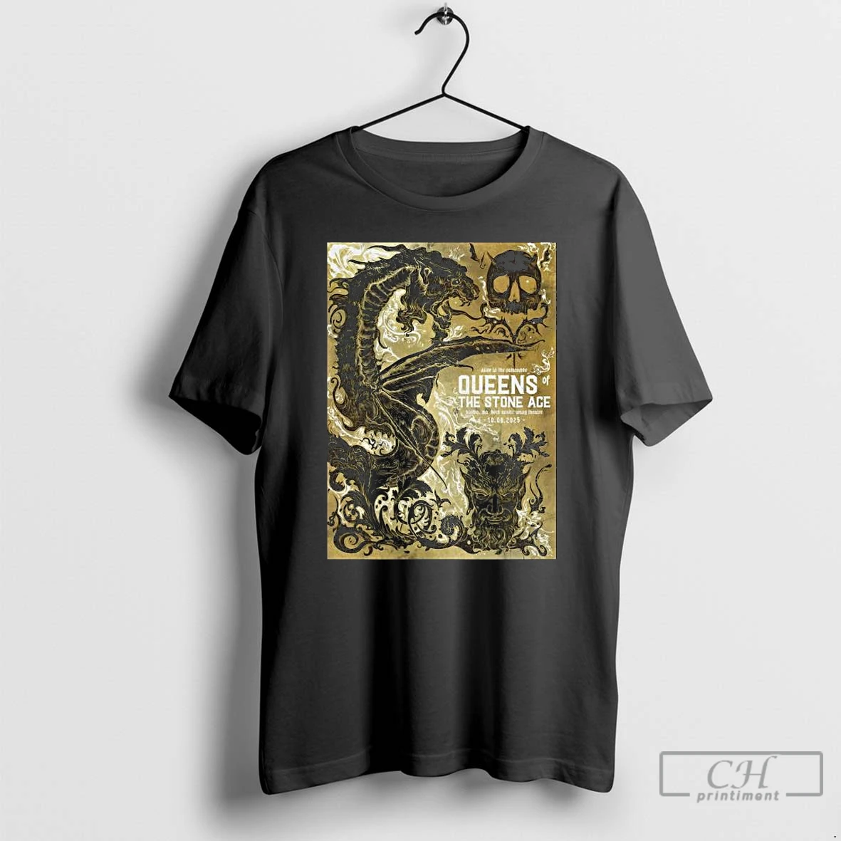 Premium Queens Of The Stone Age Boston Ma Concert 2025 Long Sleve T Shirts Hoodie