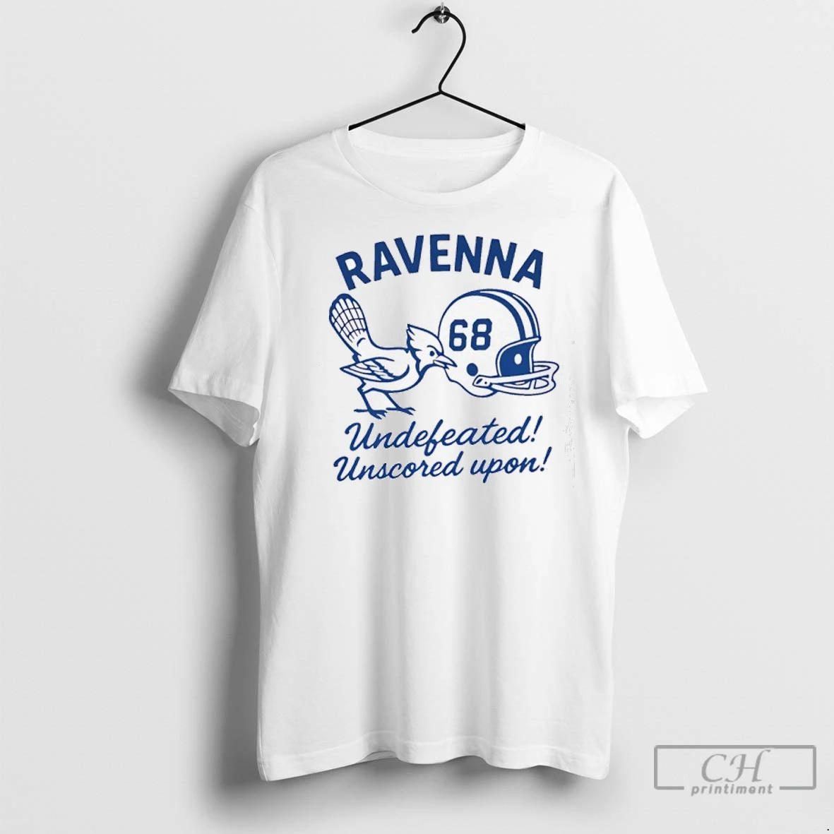 Premium Ravenna Football Helmet Undefeated Unscored Upon 1968 T Shirt