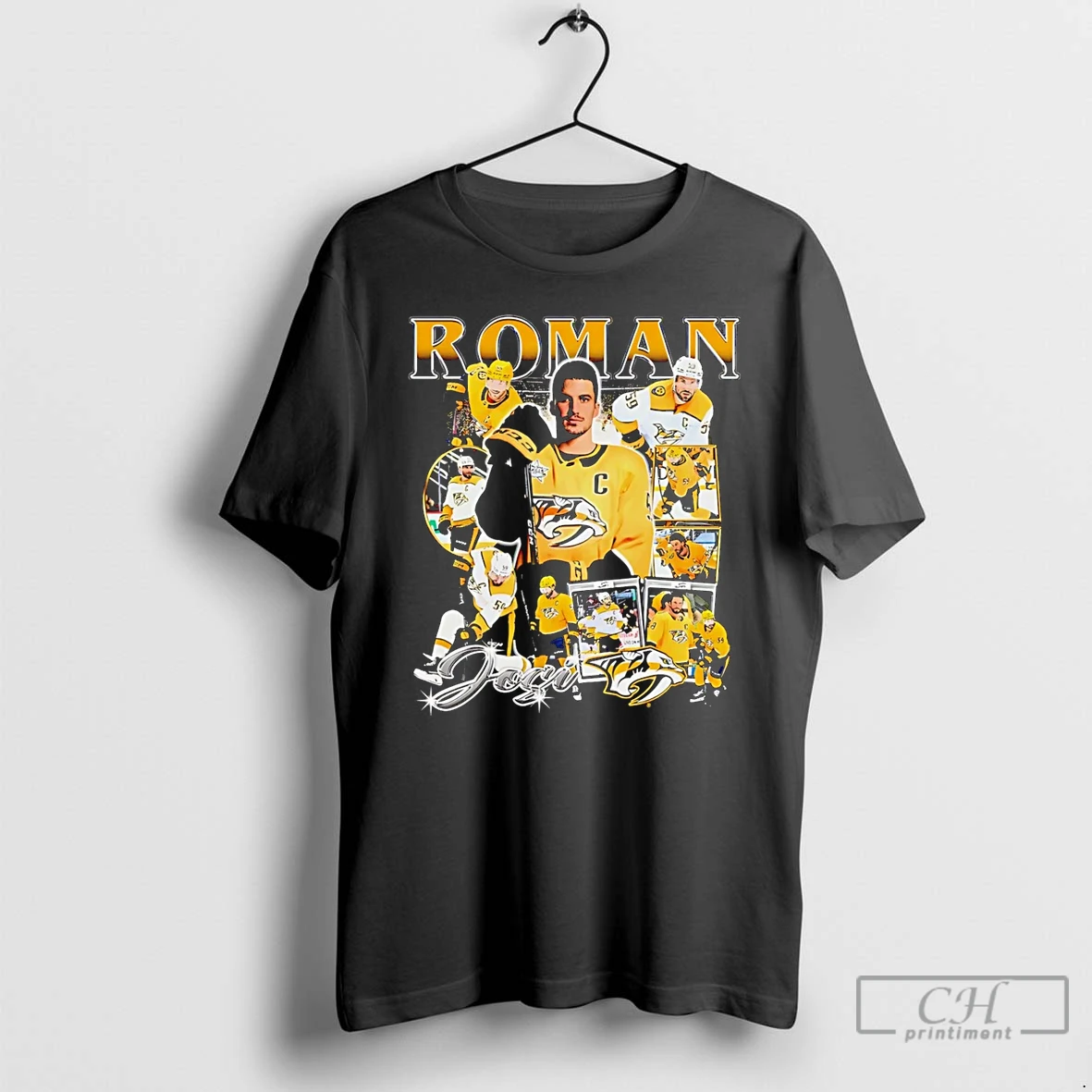 Premium Roman Josi Nashville Predators Player Collage T Shirts Hoodie
