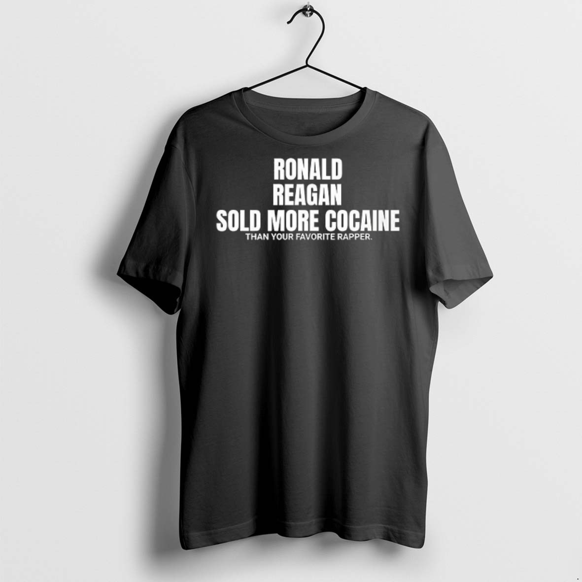 Premium Ronald Reagan Sold More Cocaine T Shirts