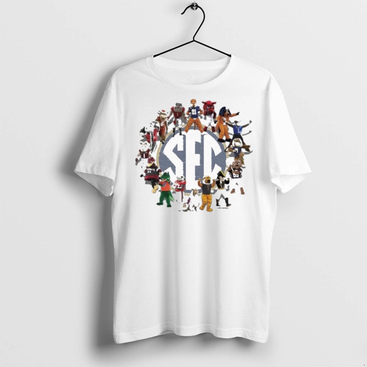Premium Sec Sidelines Mascot 2025 T Shirts