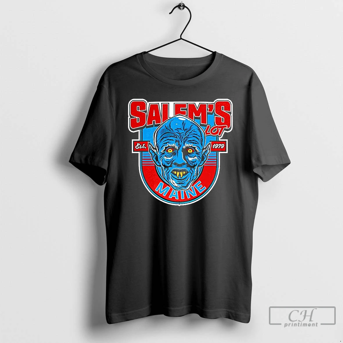 Premium Salems Lot Maine Est 1979 Horror Logo Halloween T Shirts