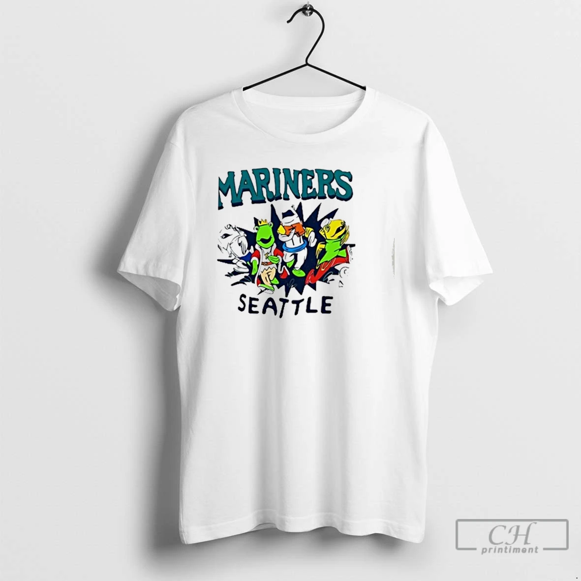 Premium Salmon Run Mariners Seattle New Mascots T Shirts Hoodie