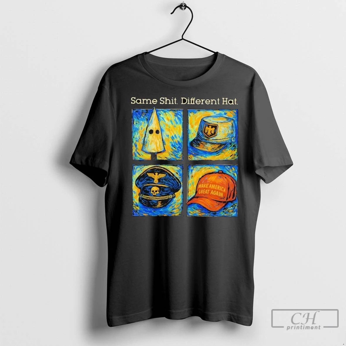 Premium Same Sht Different Hat Van Goghs Starry Night T Shirts