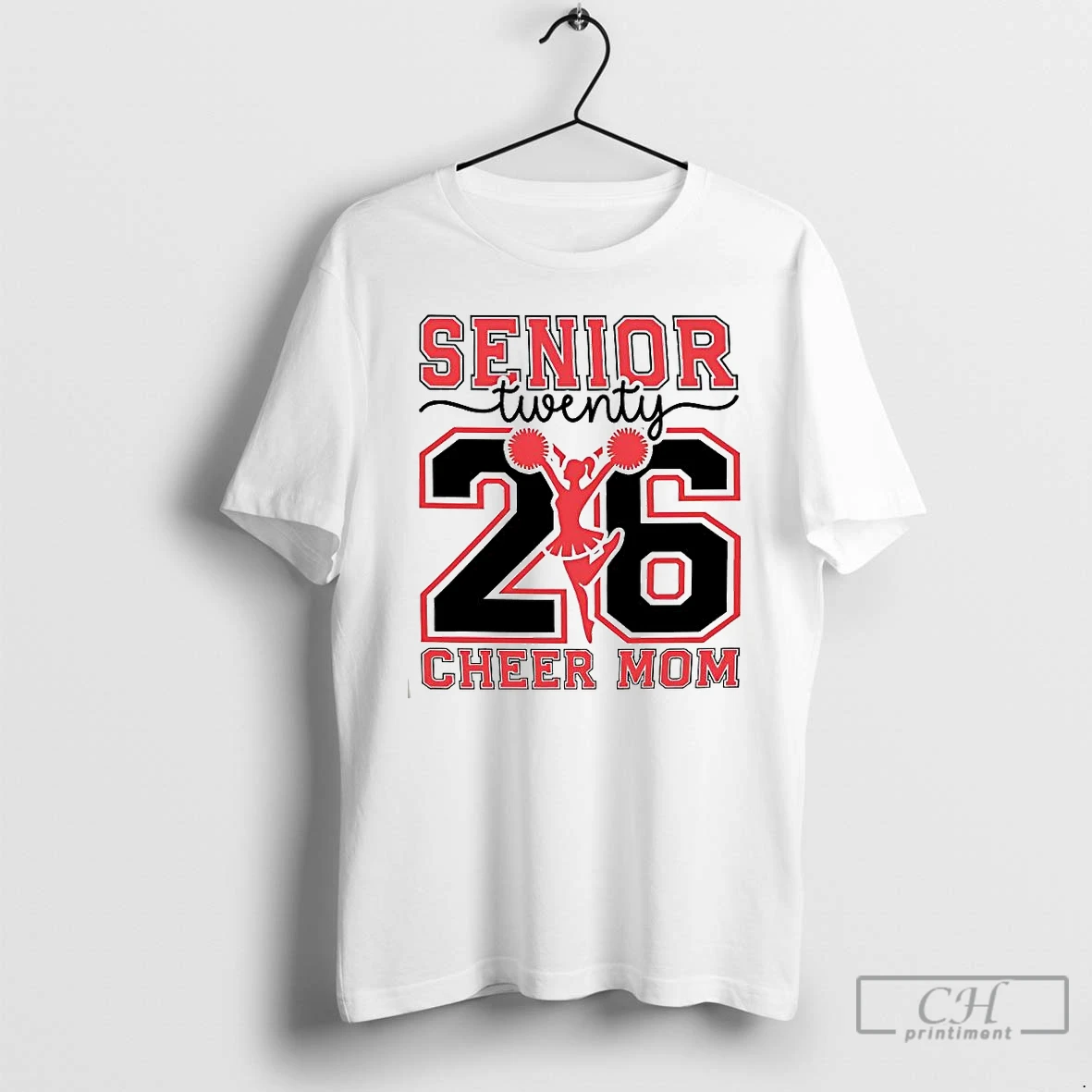 Premium Senior Twenty 26 Cheer Mom T Shirts Hoodie