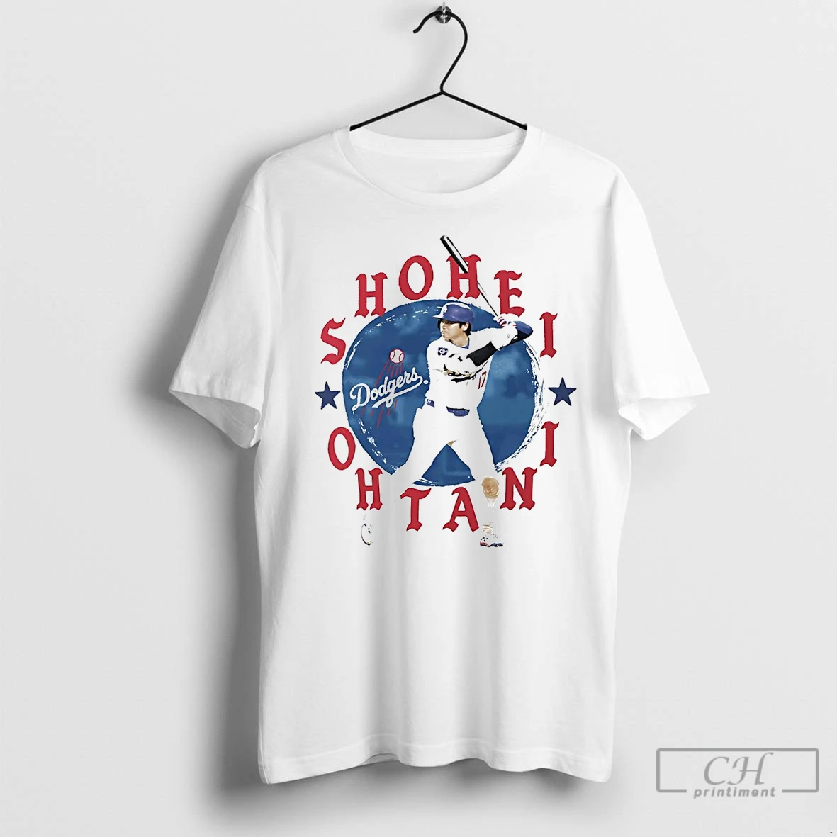 Premium Shohei Ohtani Batting Los Angeles Dodgers T Shirt