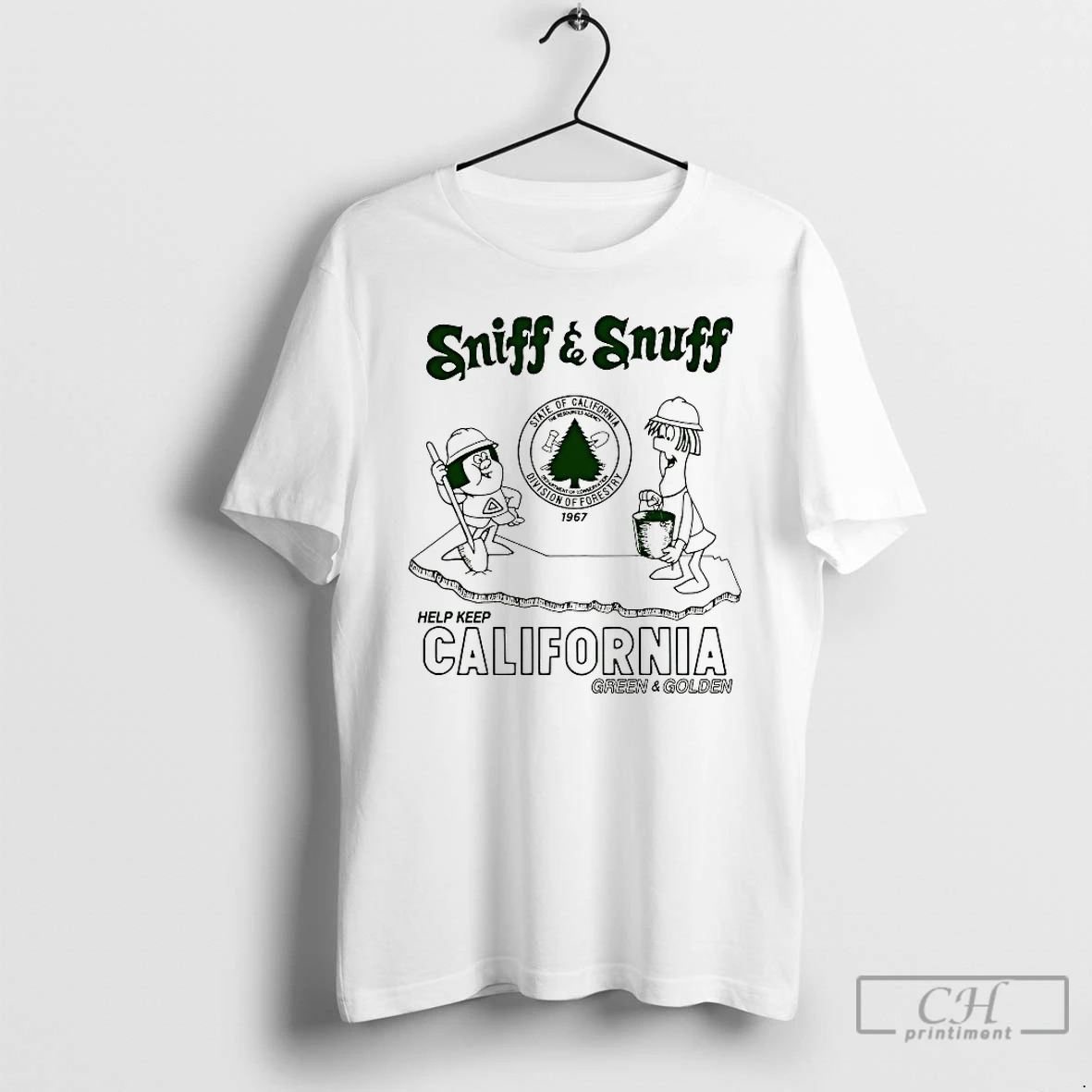 Premium Sniff And Snuff Help Keep California Green And Golden T Shirts Hoodie