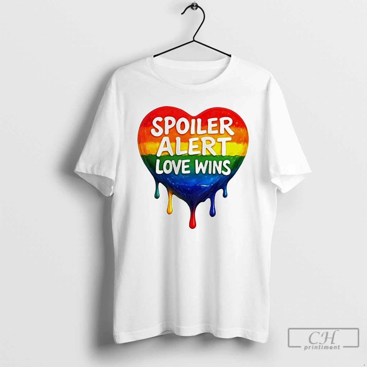 Premium Spoiler Alert Love Wins Lgbtq Ornaments T Shirts Hoodie