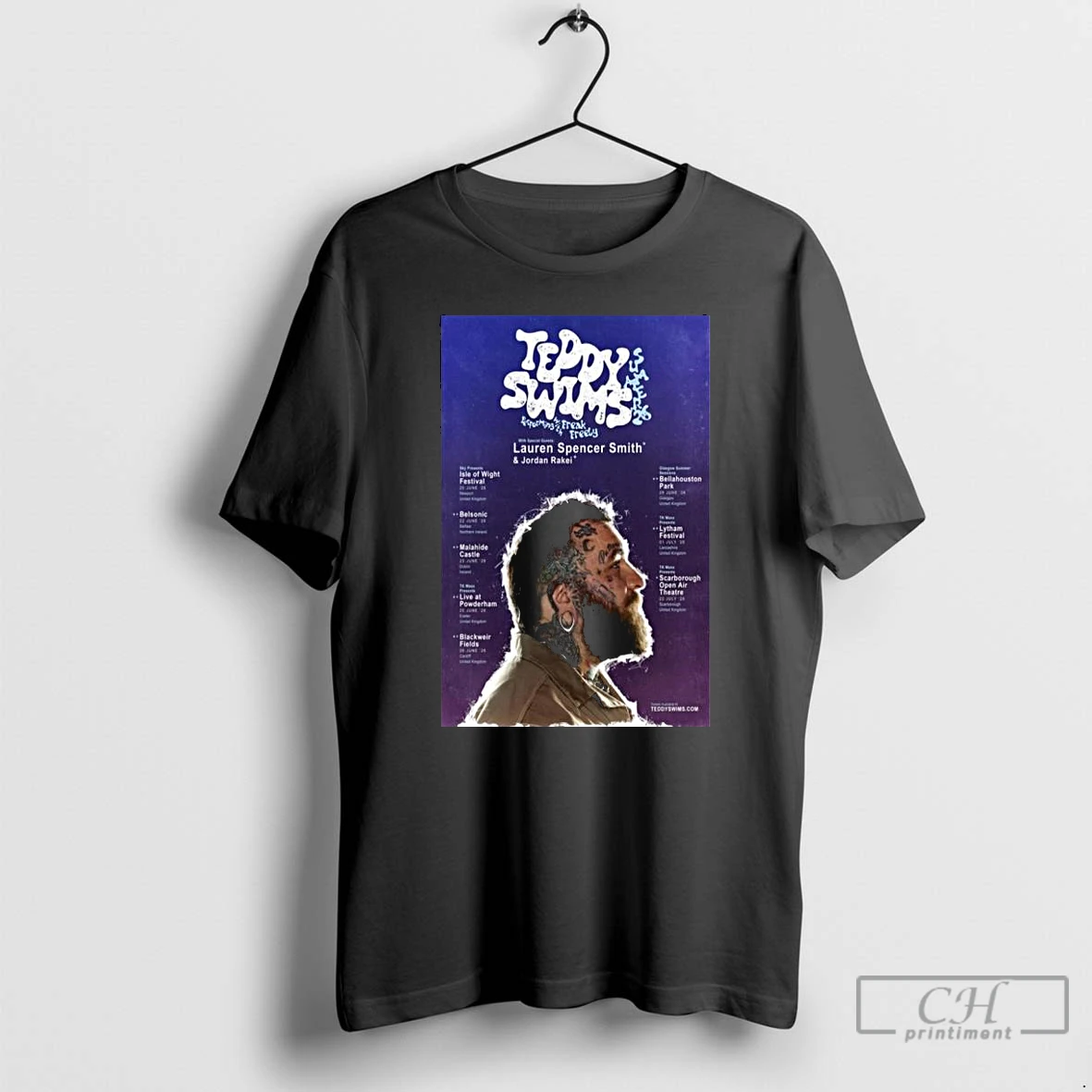 Premium Teddy Swims Uk Ireland Tour 2026 Long Sleve T Shirts Hoodie