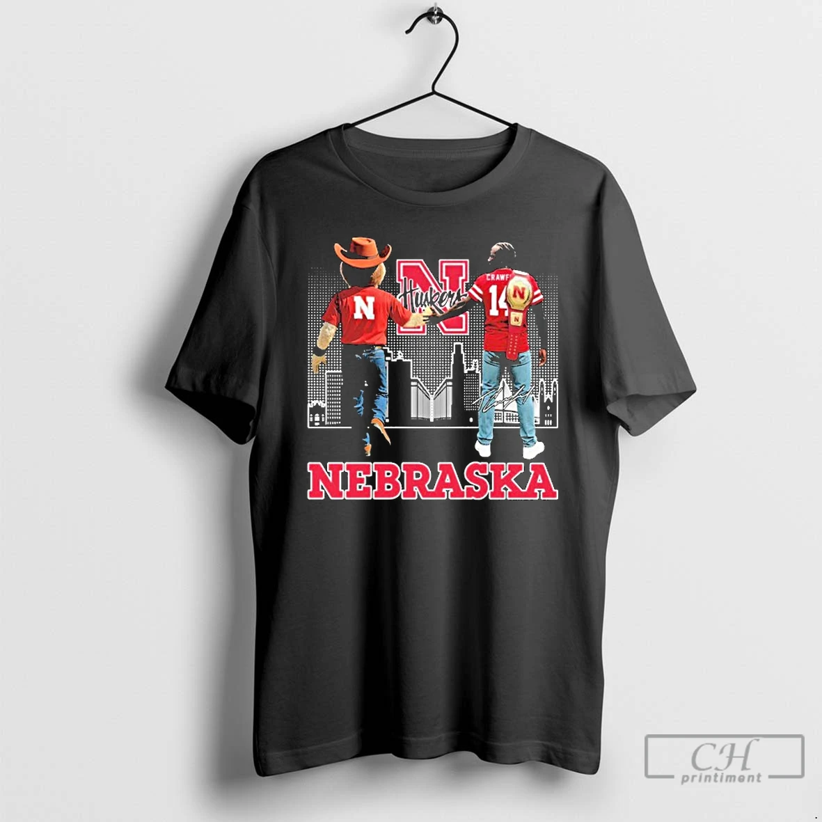 Premium Terence Crawford Nebraska Cornhuskers Mascot T Shirts Hoodie