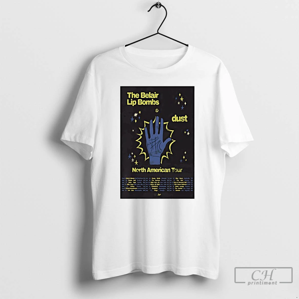 Premium The Belair Lip Bombs North American Tour 2025 Posters T Shirts Hoodie