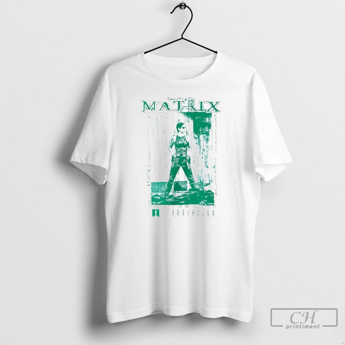 Premium The Matrix White Rabbit T Shirt