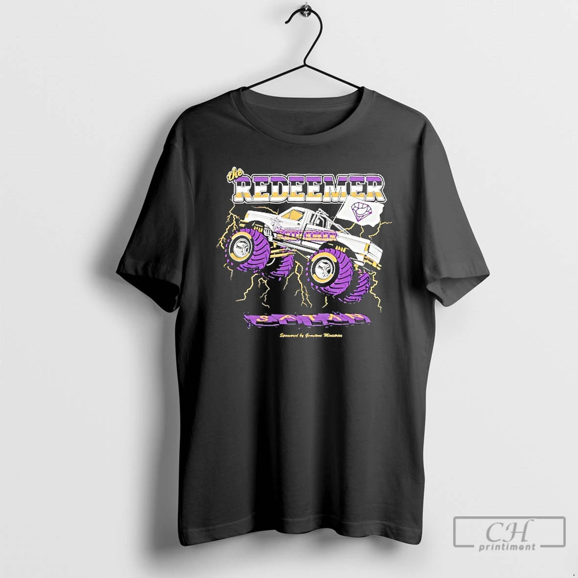 Premium The Redeemer Satan Lightning T Shirts Hoodie