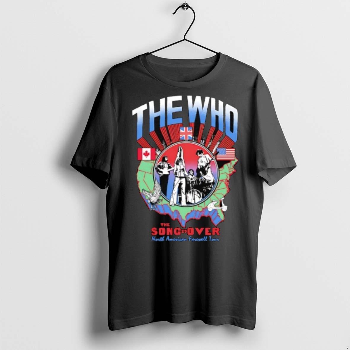 Premium The Who The Song Is Over North American Farewell Tour T Shirts