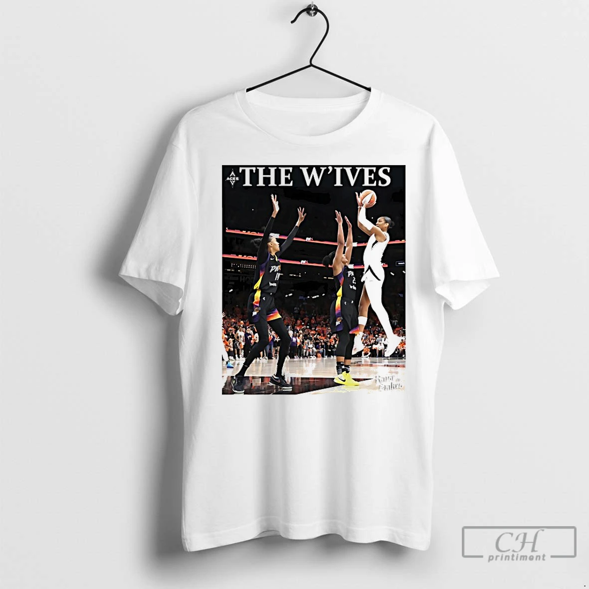 Premium The Wives Las Vegas Aces Hang It In The Lourve T Shirt
