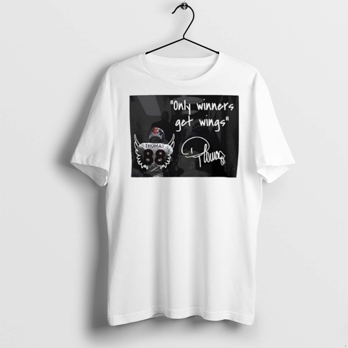 Premium Thmas Number 88 Only Winners Get Wings Signature T Shirts