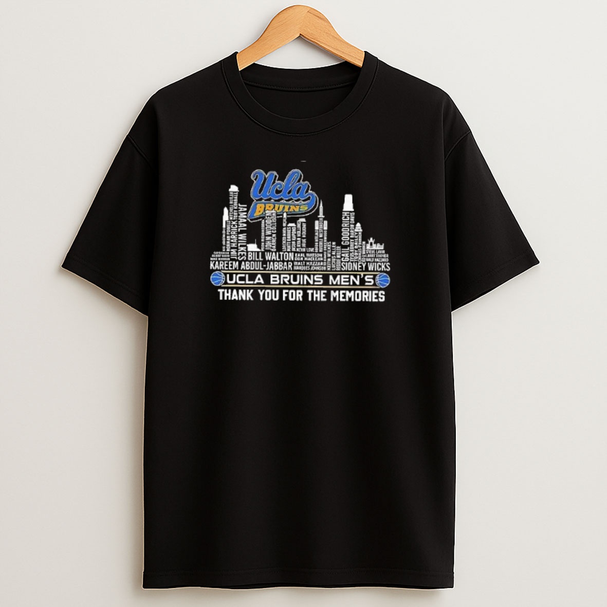 Premium Ucla Bruins Mens Thank You For The Memories City Skyline Sweatshirt Tee